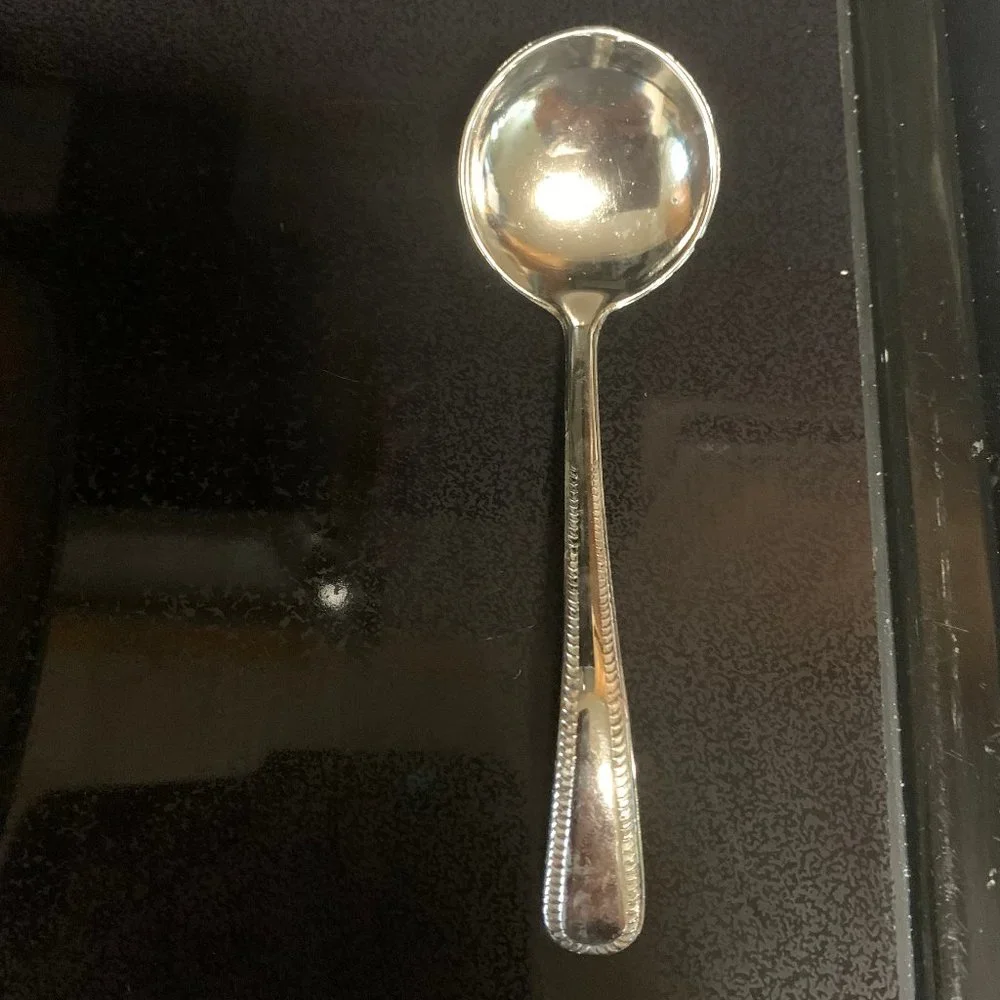 VTG SILVER PLATED ITALY SAUCE LADLE